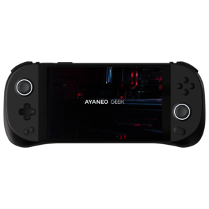 AYANEO Fantasy Black Purple PC Gaming Handheld shown from the front