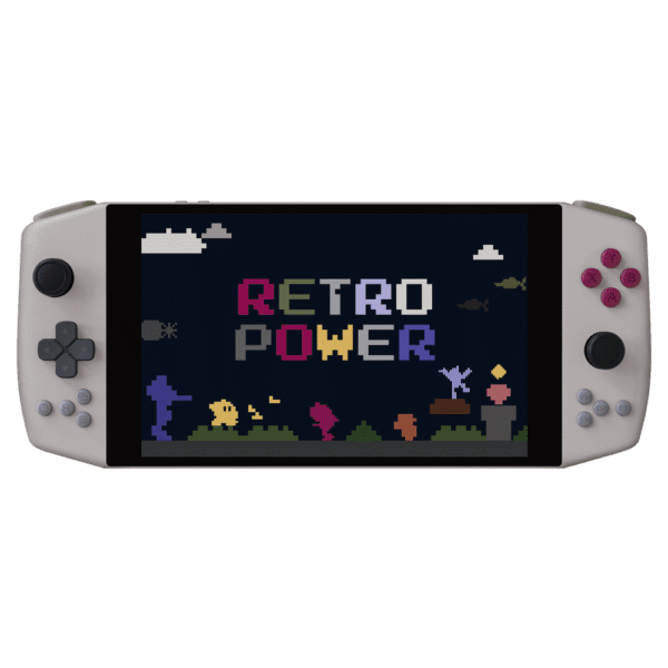 AYANEO PRO Retro Power PC Gaming Handheld shown from the front