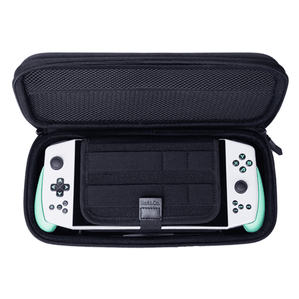 AYANEO Original Hardshell Case présenté avec l'appareil à l'intérieur