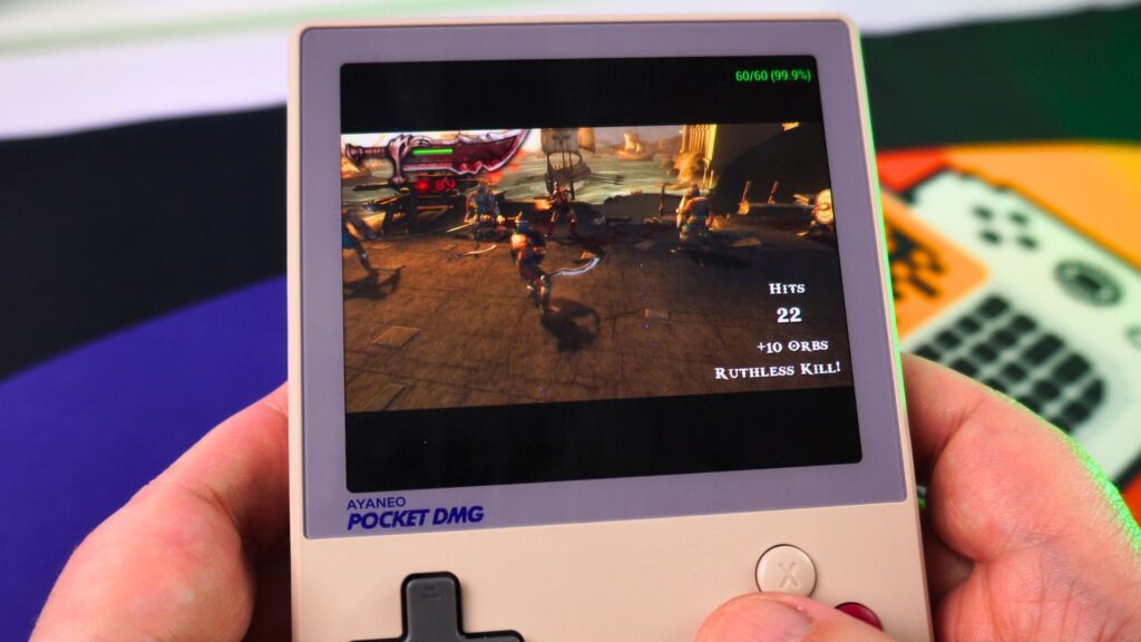 PSP emulator on the AYANEO Pocket DMG