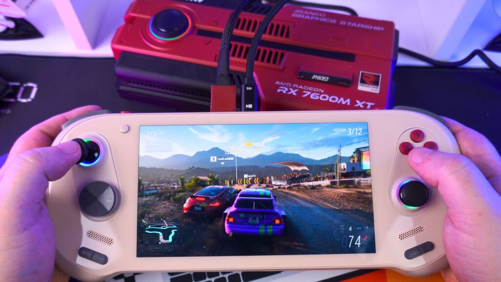Forza Horizon 5 mit dem AYANEO AG01