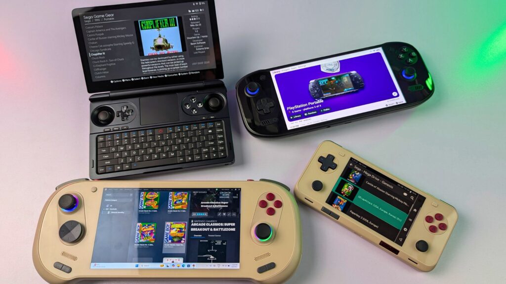 Vain neljä monista PC:n ja tietokoneen retrokämmenlaitteiden etupäätteistä Android