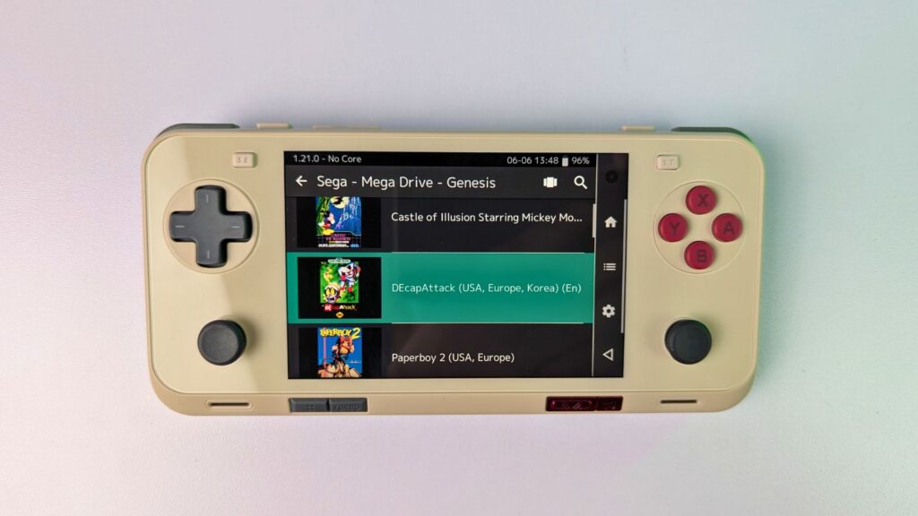 RetroArch osoitteessa AYANEO Pocket ACE