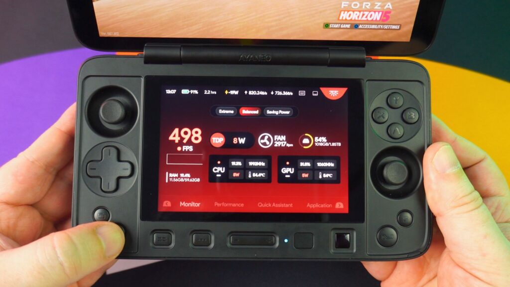 AYANEO Flip 1S DS Affichage inférieur