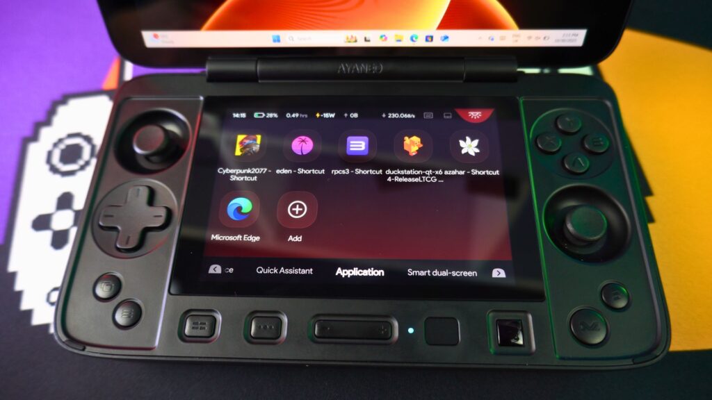 AYANEO Flip 1S DS Menu - Application