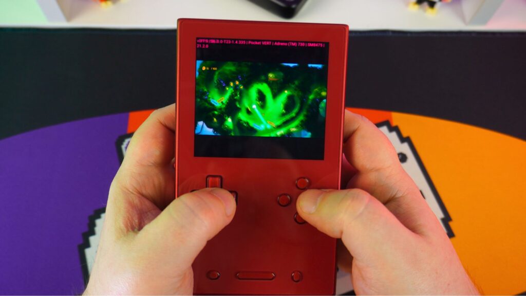 Eden emulator on the AYANEO Pocket VERT