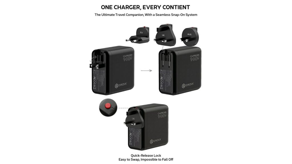 DROIX 140W USB-C Wandoplader stekkers