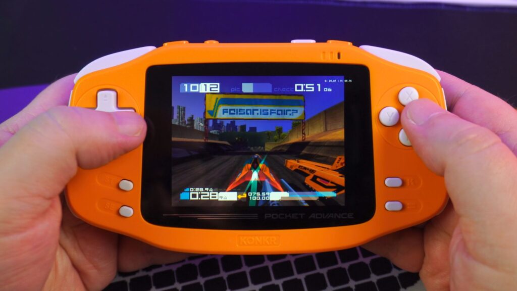 PS1 emulation on the KONKR Pocket Advance
