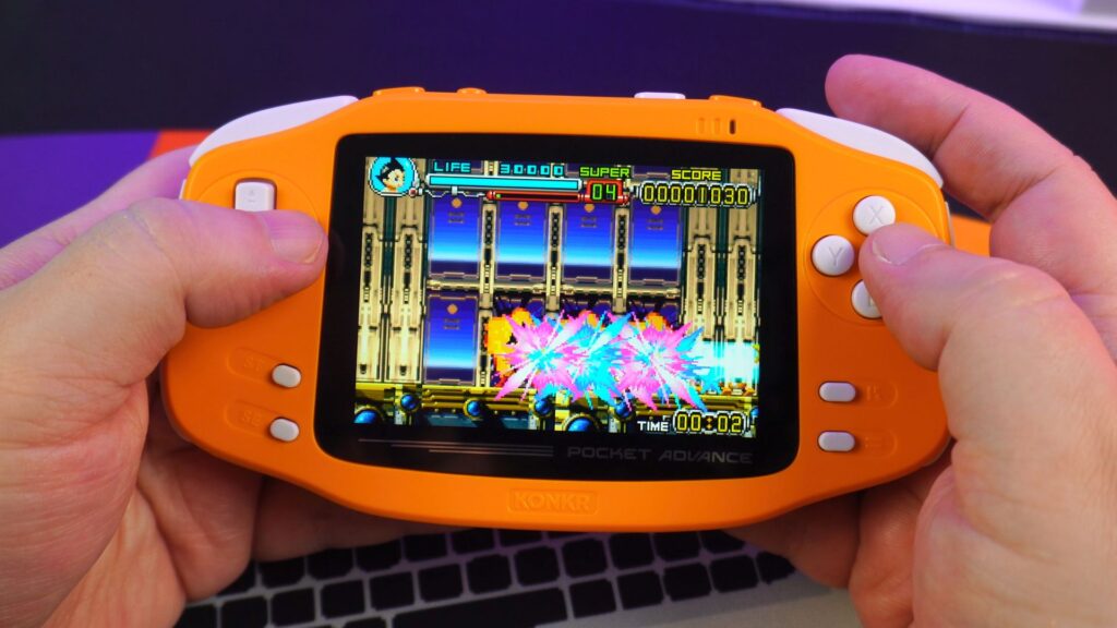Some more GBA games on the KONKR Pocket Advance